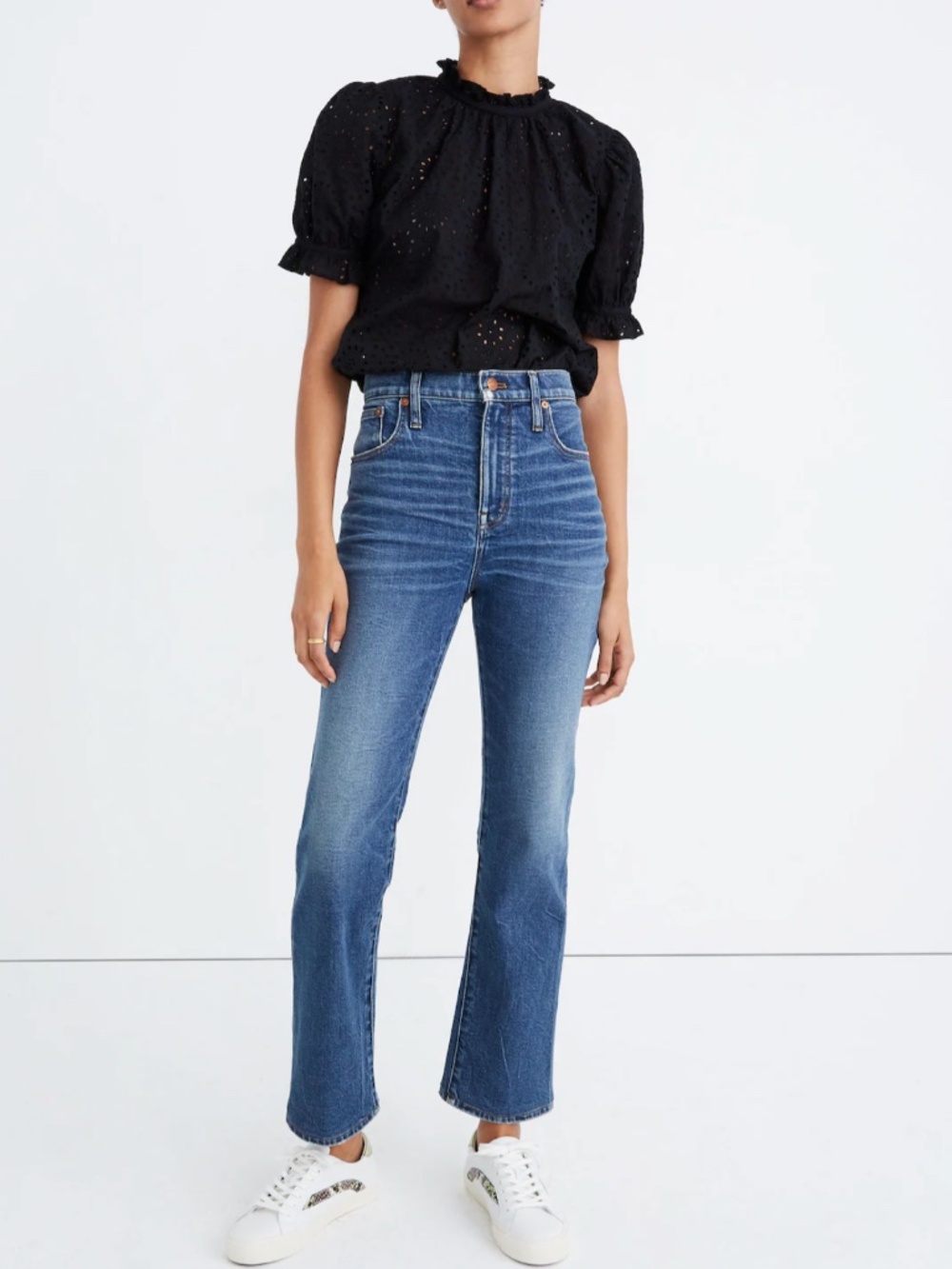 Madewell Classic Slim Demi-Boot High Waist Denim Jeans Size 28